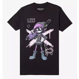 HOT TOPIC Men's Murder Drones Uzi T-Shirt Size M In Black